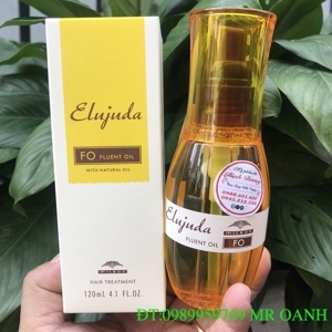 Tinh chất dưỡng bóng dành cho tóc mảnh Argan Milbon Deesse's Elujuda Fo Fluent Oil 120ml