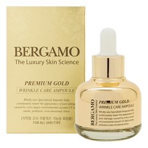 Tinh chất dưỡng da Bergamo Premium Gold Wrinkle Care Ampoule 30ml