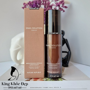 Tinh chất dưỡng da chiết xuất ốc sên Nature Republic Snail Solution Essence 40ml