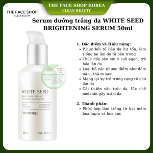 Tinh chất dưỡng da mặt White Seed Brightening Serum 50ml