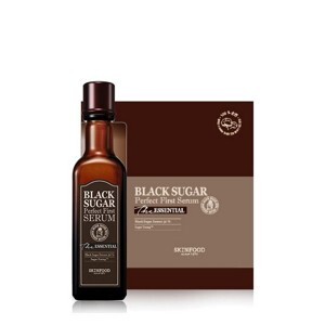 Tinh chất dưỡng đầu tiên chiết xuất đường đen và rượu gạo tinh chất Skinfood Black Sugar Perfect First Serum 2X Light 120ml