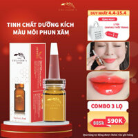 Tinh chất dưỡng kích màu môi sau phun xăm Vieskin GoldShine, collagen tươi kích màu sắc nét, tự nhiên, căng bóng, 7ml
