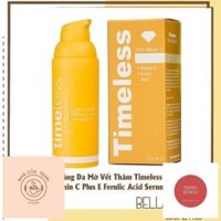 Tinh Chất Dưỡng Sáng Da Timeless 20% Vitamin C + Vitamin E + Ferulic Acid Serum 30ml (mphn)