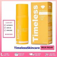 Tinh Chất Dưỡng Sáng Da Timeless 20% Vitamin C + Vitamin E + Ferulic Acid Serum 30ml (tranli)