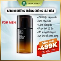 Tinh chất dưỡng trắng chống lão hóa cho NAM The Face Shop Neo Classic Homme Black Essential All In One Treatment 110ml