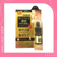 Tinh chất dưỡng trắng, Giảm  nám WHITE LABEL PREMIUM PLACENTA GOLD ESSENCE 10ml