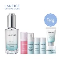 Tinh chất dưỡng trắng ngừa thâm nám Laneige White Dew Original Ampoule Essence 40ml tặng White Dew Trial Kit bonus