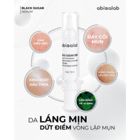 TINH CHẤT GIẢM MỤN, GIẢM VIÊM - ABISALAB BLACK SUGAR SERUM 5ML