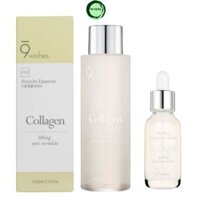 Tinh chất giảm nếp nhăn 9 Wishes Collagen Ampule Essence 150ml - Mibebe