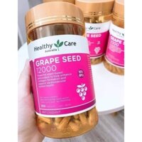 Tinh Chất hạt nho Healthy Care Grape seed Extract 12000 mg