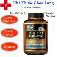 Tinh chất hàu Úc ⚡ Hàng Đi Air ⚡ tinh chất GO Healthy Oyster Plus Zinc giúp  tăng cường sức khỏe sinh lý nam giới