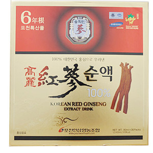 Tinh chất hồng sâm 6 năm tuổi Pocheon 100% 30 gói