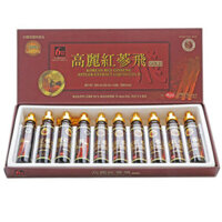 Tinh chất hồng sâm nhung hươu linh chi Gold hộp 10 ống – KGS