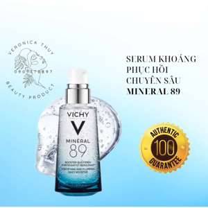 Tinh chất khoáng cô đặc bảo vệ da Vichy Mineral 89 50ml