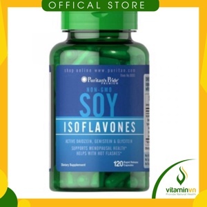 Tinh chất mầm Đậu Nành estrogen Non-GMO Soy Isoflavones 750 mg 120 viên