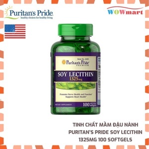 Tinh chất mầm Đậu Nành Puritan Pride Soy Lecithin 1325 mg 100 viên