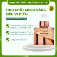 Tinh chất Meso vàng siêu vi điểm icon time gold elixir serum 30ml -chống lão hoá - căng bóng và trắng da mạnh mẽ