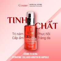 TINH CHẤT MỜ NÁM CẤP ẨM PHỤC HỒI TRẮNG DA COSME 2X ULTRA HYDRATING COLLAGEN ARBUTIN B5 AMPOULE