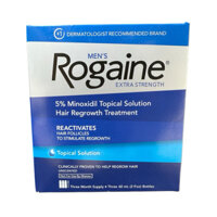 Tinh chất mọc tóc cho nam Men's Rogaine 5% Minoxidil Solution 3x60ml (dạng dung dịch)