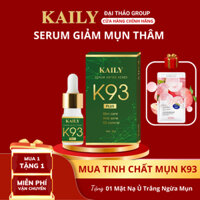Tinh Chất Mụn K93 - Serum Giảm Mụn, Mờ Thâm Mụn Sẹo, Nâng Tông Da Công Dụng 5 Trong 1 Hiệu Quả Sau 7 Ngày-KAILY COSMETIC