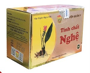 Tinh chất nghệ Học viện Quân y (10 gói/hộp)