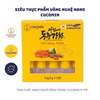 Tinh Chất Nghệ Nano Curcumin Nghệ Đông Trùng CUCOMIN Hàn Quốc Loại 5 Tuýp × 2g