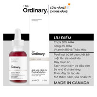 Tinh Chất Peel da The Ordinary AHA 30%+BHA 2% Peeling Solution 30ml- CH