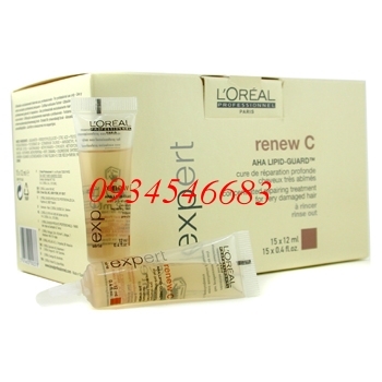 Tinh chất phục hồi cấu trúc tóc trước khi hấp dầu L'oreal Renew C - 12mlx15