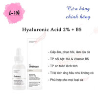 Tinh chất phục hồi da The Ordinary Hyaluronic Acid 2% + B5 30ml