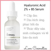 Tinh chất phục hồi da The Ordinary Hyaluronic Acid 2% + B5 Serum