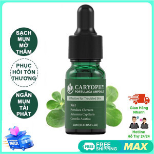 Tinh Chất Rau Má Trị Mụn Caryophy Portulaca Ampoule