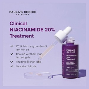 Tinh chất se khít lỗ chân lông tối ưu Paula's Choice Clinical Niacinamide 20% Treatment 20ml