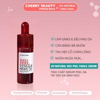 Tinh Chất Serum Peel Da Tái Tạo Da Sinh Học So Natural Red Peel Tingle Serum 11ml- 35ml| Cherry Beauty