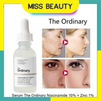 Tinh chất serum The Ordinary Niacinamide 10% + Zinc 1% , B5 ,  Alpha Arbutin 2% + HA