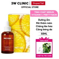 Tinh Chất Serum Trắng Da Dưỡng Ẩm PRETTY SKIN Hàn Quốc Vitamin C Ampoule 50ml Mờ Nếp Nhăn Căng Bóng