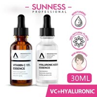 Tinh chất SUNNESS Serum Hyaluronic Acid Vitamin C dưỡng da mặt chống lão hóa và nếp nhăn