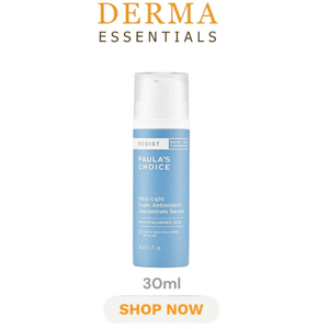 Tinh chất tái tạo da, chống lão hóa Paula’s Choice Resist Ultra Light Super Antioxidant Concentrate Serum 30ml