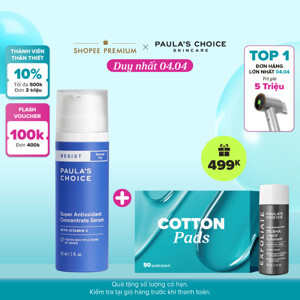 Tinh chất tái tạo da, chống lão hóa Paula’s Choice Resist Ultra Light Super Antioxidant Concentrate Serum 30ml