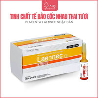 Tinh chất tế bào gốc Nhau Thai Tươi Placenta Laennec Nhật Bản trắng da, ngừa nám, điều hoà nội tiết - Hộp 50 Ống
