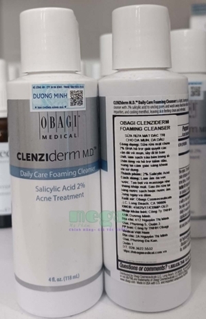 Tinh chất trị mụn Obagi Clenziderm M.D Daily Care Foaming Cleanser