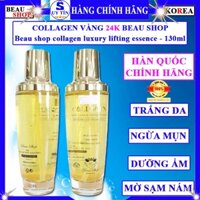 Tinh chất vàng 24k hàn quốc chính hãng Beau shop collagen gold luxury lifting essence cấp ẩm dưỡng trắng da mờ sạm nám