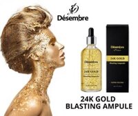 Tinh Chất Vàng Nguyên Chất 24k Désembre At Home 24k Gold Blasting Ampoule 100ml