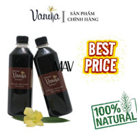 Tinh Chất Vani Hữu Cơ - Chiết Xuất Vanilla Tự Nhiên Chai 480 Gram