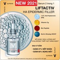 Tinh chất Vichy dưỡng ẩm H.A giảm nhăn làm căng da Liftactiv Supreme H.A. Epidermic Filler 30ml