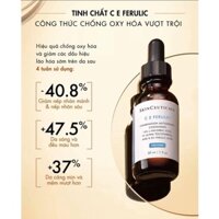 Tinh Chất Vitamin c Skinceuticals C E Ferulic hổ trợ ngăn ngừa tình trạng oxy hoá trên da 30ml