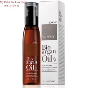 Tinh dầu Argan hữu cơ dưỡng tóc Lakme K.therapy Bio Argan Oil 125ml