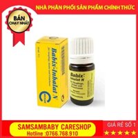 Tinh Dầu Babix Inhalat N 10ml Đức Chống Cảm Ho Ngạt Mũi Sổ Mũi Cho Trẻ Từ Sơ Sinh 3 Tháng Tuổi