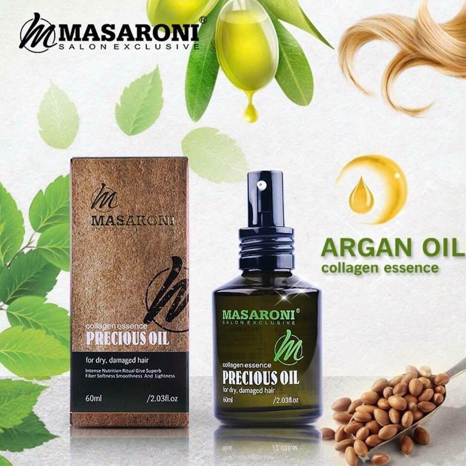 Tinh dầu bóng dưỡng phục hồi tóc hư tổn Marsaroni Precious Oil - 60ml