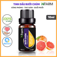 Tinh Dầu Bưởi Chùm NFarm Tinh Dầu Thiên Nhiên Nguyên Chất, Tinh Dầu Xông Phòng, Thích Hợp Dùng Với Đèn Xông Và Máy Khuếch Tán Tinh Dầu. - 10ml