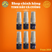 Tinh dầu Cà cuống đực tự nhiên - Thơm Cay Nồng nàn - 6 Chai mới dạng xịt. 5 ml.